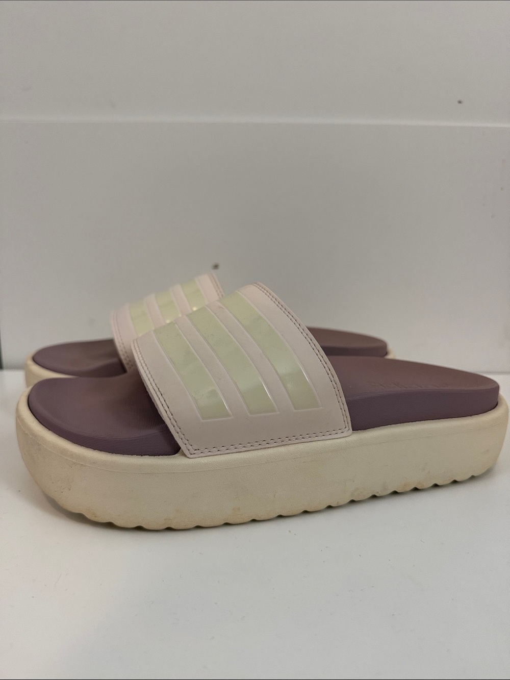 Adidas platform slides sz 39